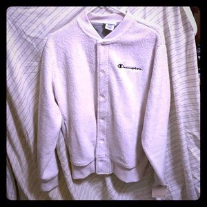 Neverworn champion buttonup medium sweater UNISEX
